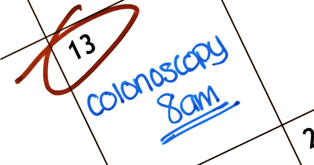 Schedule a colonoscopy