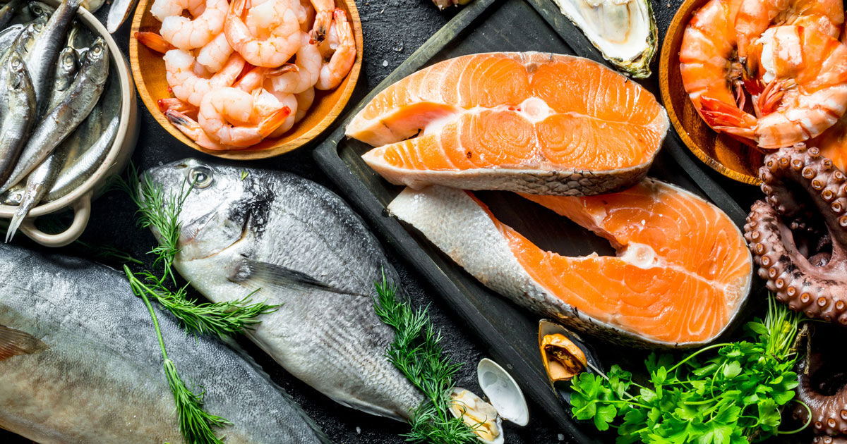 Seafood can be part of a healthy diet for cancer patients.