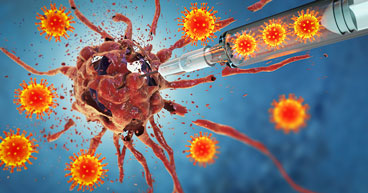 Using viruses to treat cancer.