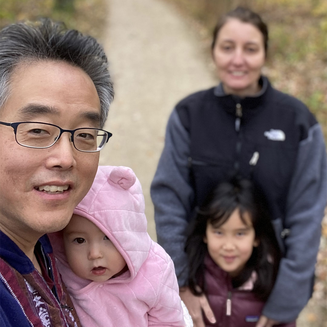 Dr. Eugene Ahn and his family