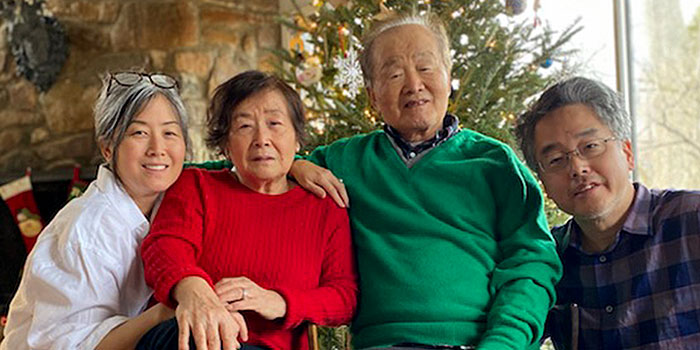 Dr. Eugene Ahn and his family